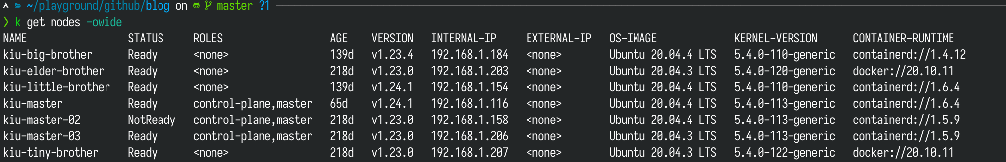 Degraded Kubernetes Control Plane